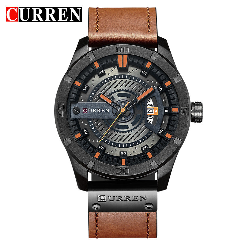 2018 Luxury Brand CURREN Men Military Sports Watches Men's Quartz Date Clock Man Casual Leather Wrist Watch Relogio Masculino - testgreenapp