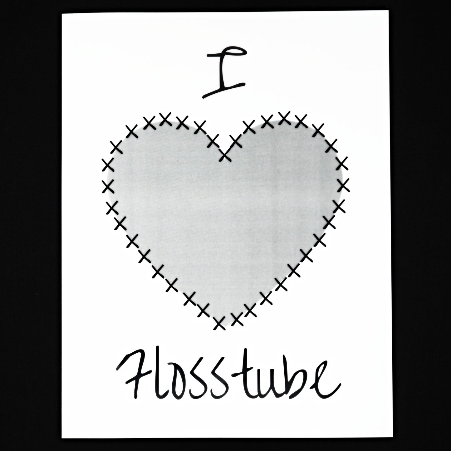 I Heart Flosstube Poster - testgreenapp