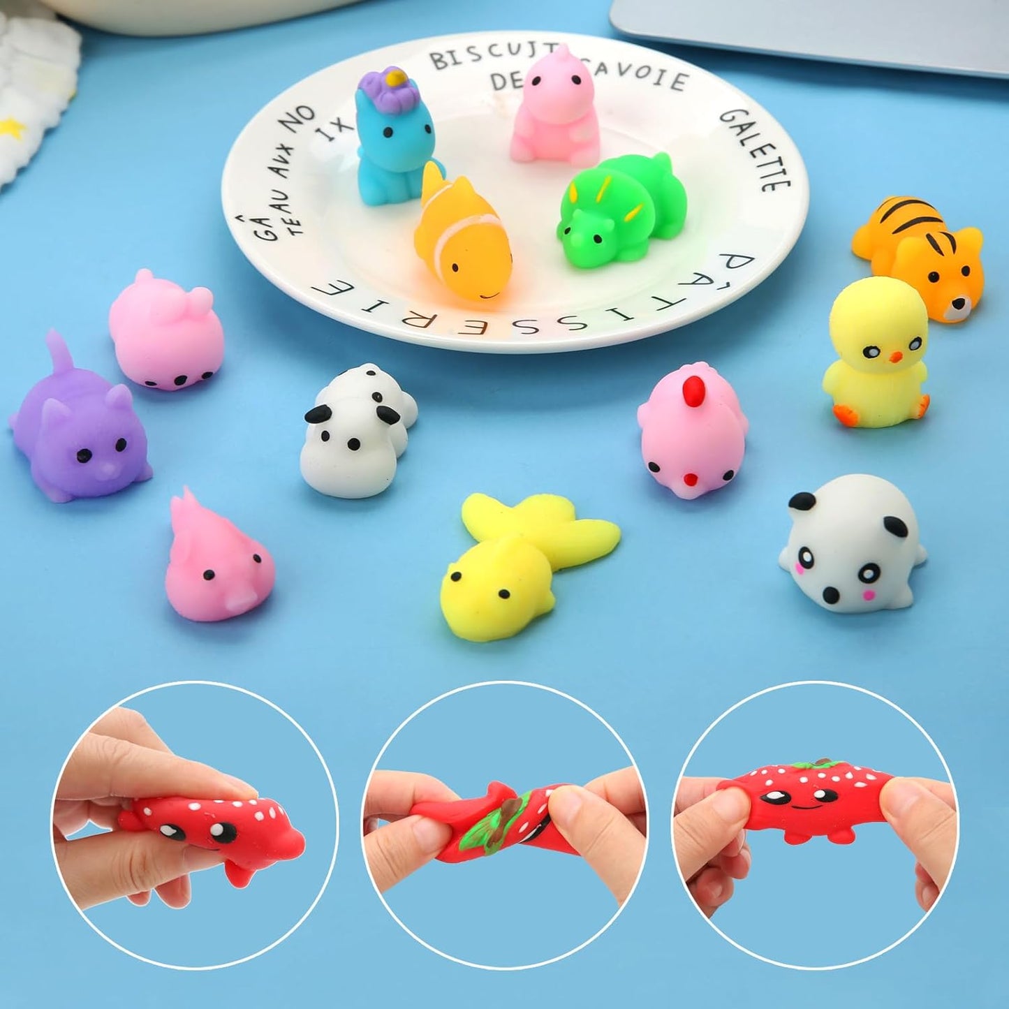 30 Pack Squishy Toys, Kawaii Squishies Party Favors for Kids