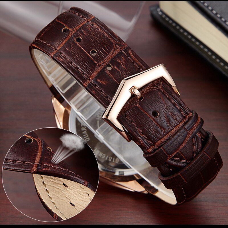 Fashion Leather Strap Multifunction Watches Men Quartz - testgreenapp